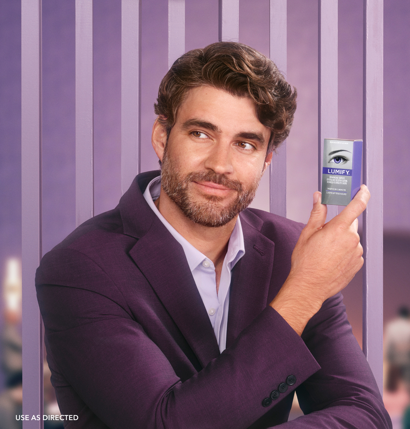 Smiling woamn wearing earrings