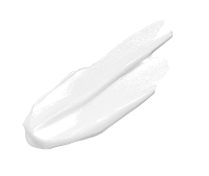 Smear of a white cream
